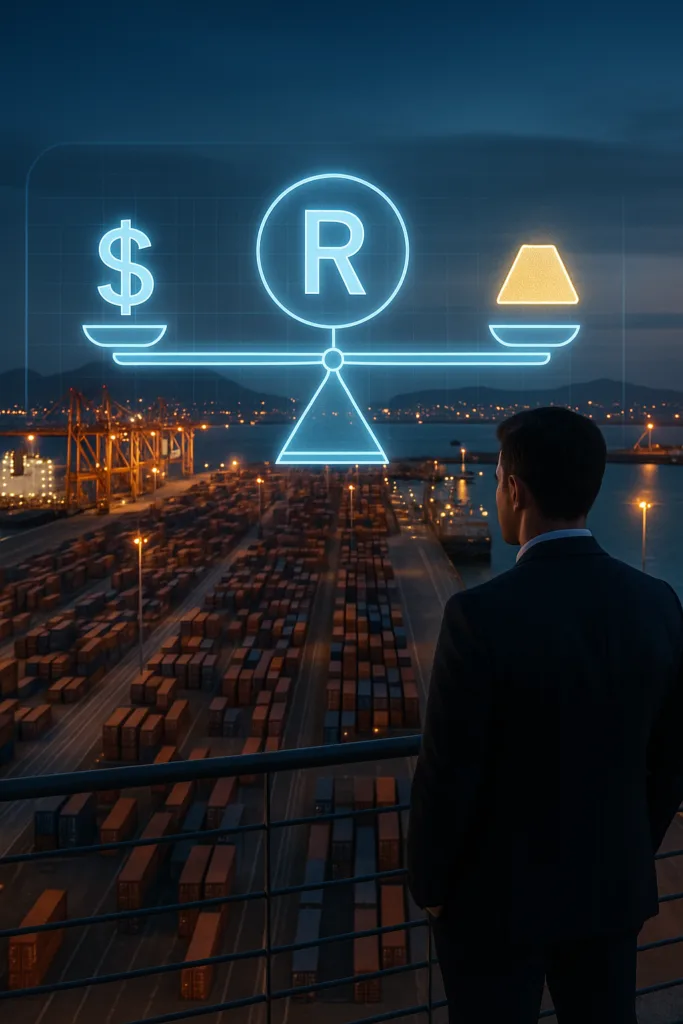 Currency-imports-exports-dollar-gold-price-rand-pound-euro.