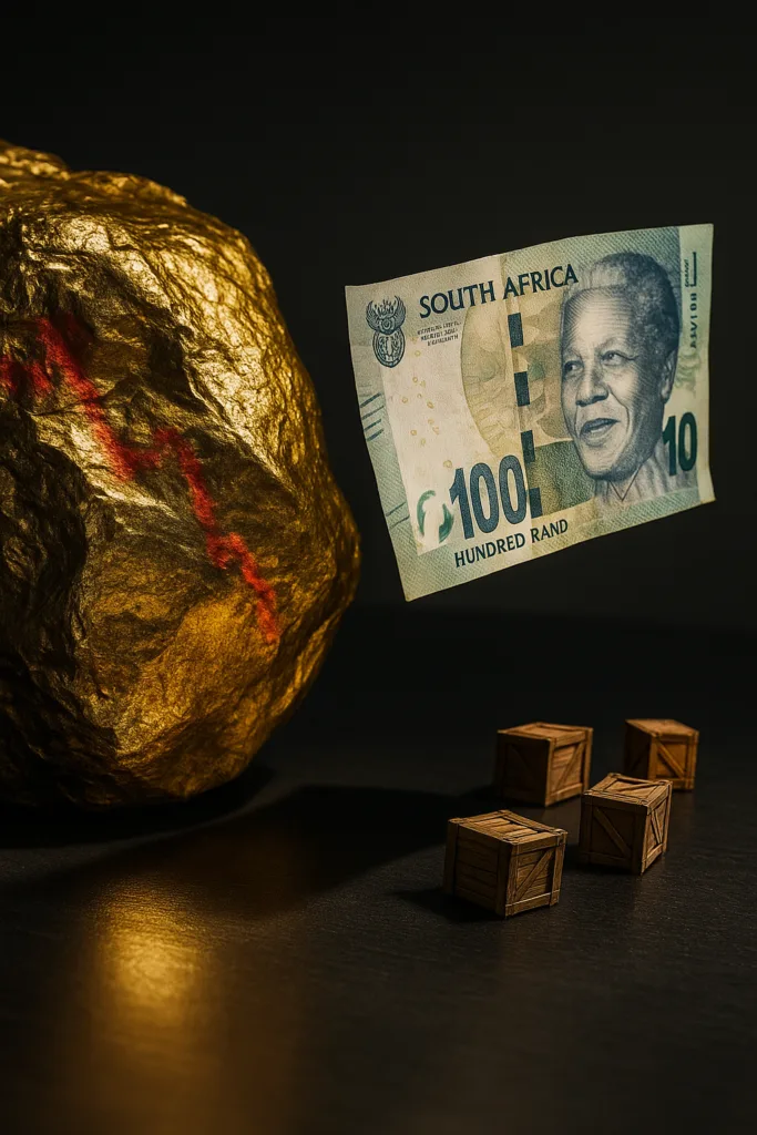 Currency-Rand-US-Dollar-Gold-Imports-Exports.
