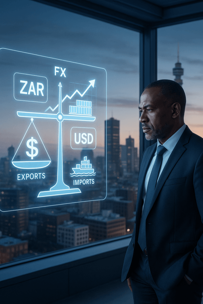 Currency-Rand-US-Dollar-Imports-Exports-Gold