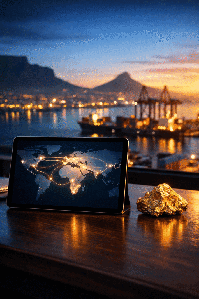 US Dollar, Gold, South African economy, Imports, Exports